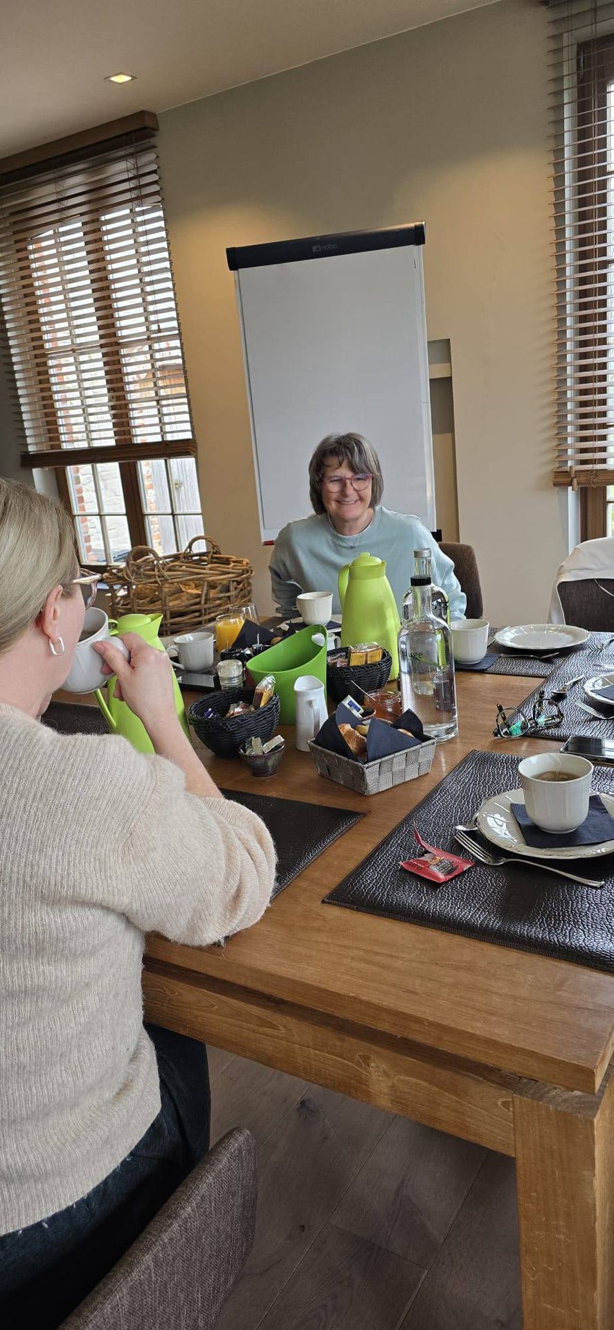 Genieten van de brunch